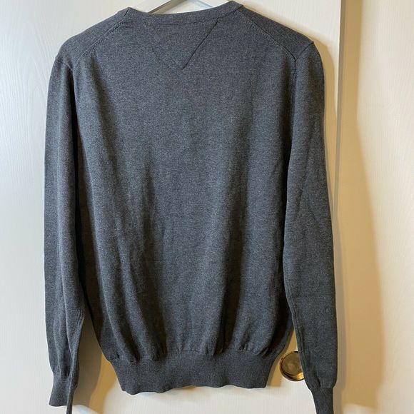 Tommy Hilfiger Cotton Gray Pullover Sweater - Picture 2 of 4